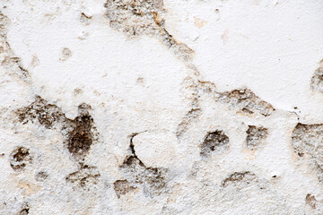 White concrete wall texture background 