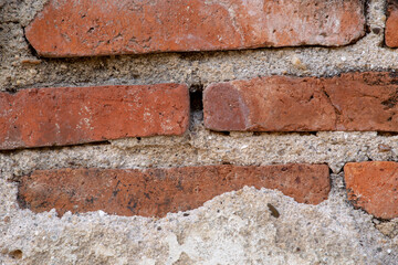 Background of brick wall texture concrete