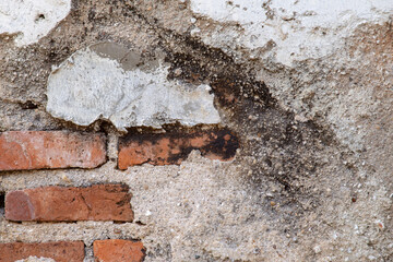 Background of brick wall texture concrete