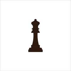 chess king figure. illustration for web and mobile design.