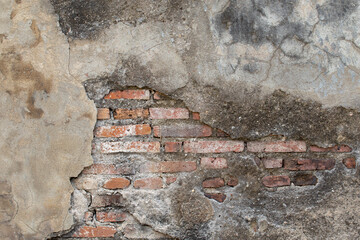 Background of brick wall texture concrete