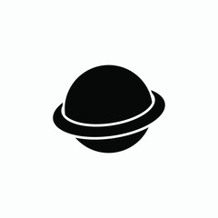 saturn planet icon vector