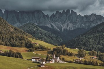 mountain landscape in the alps