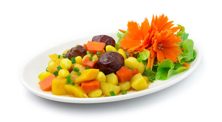 Stir Fried Mixed Chinese dried Fruit,Ginkgo,sweet potato