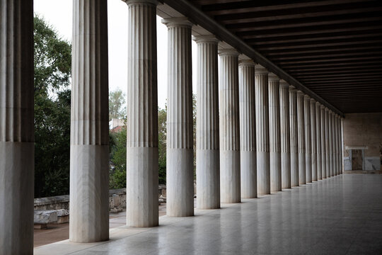 Stoa of Attalos in the ancient Agora