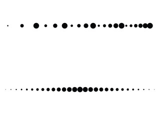 Halftone dots . vector dotted design element