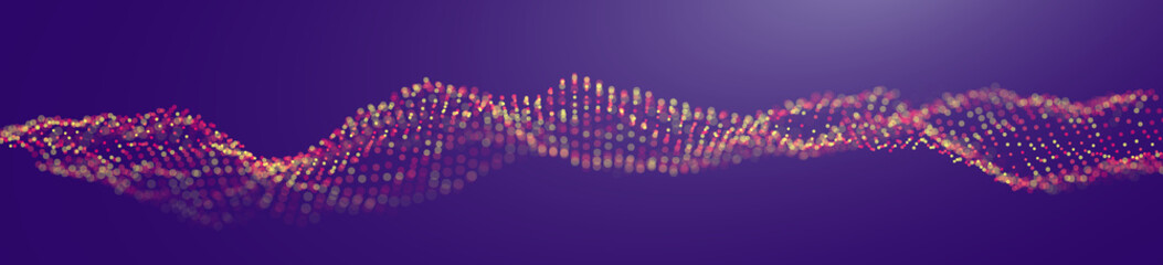 Technology background abstract digital futuristic wallpaper. Light and creative business concept for digital communication. Sound wave music illustration. Musical voice volume frequency equalizer