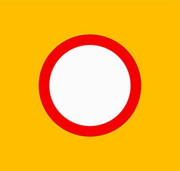 circular prohibited signs icons. illustration for web and mobile design.