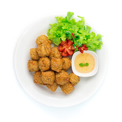 Chicken Rolls deep fried mixed ingredient Asian Food