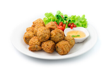 Chicken Rolls deep fried mixed ingredient Asian Food