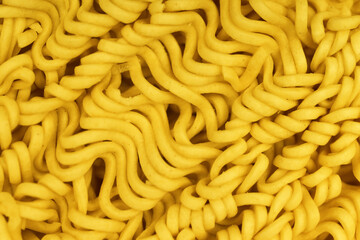 instant vermicelli top view close-up