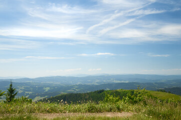 Wonderful valley in the mountains