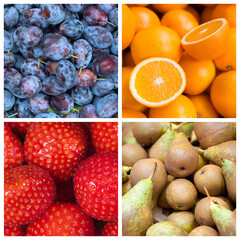Fruits and Vegetables, Healthy food backgrounds