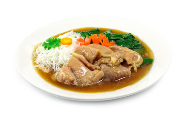 Thin Rice Noodles with pork