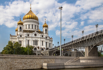 Obraz premium Cathedral of Christ the Savior in Moscow