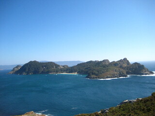 Fototapeta na wymiar Atlantic Islands National Park in Galicia