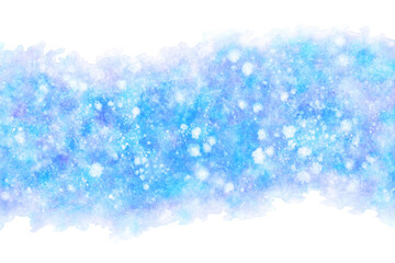 空 雲 ブルー 夏 水彩 背景