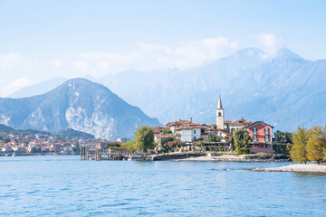 Fototapeta na wymiar Isola dei Pescatori, Lake Maggiore, Italy