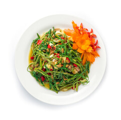 Stir fried Water Mimosa in Oyster sauce with chili