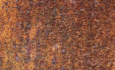 surface of rusted barrel
