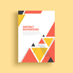 Abstract geometric background design Premium Vector