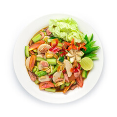 Cucumber Spicy Salad with pork Vietnamese Saucesage