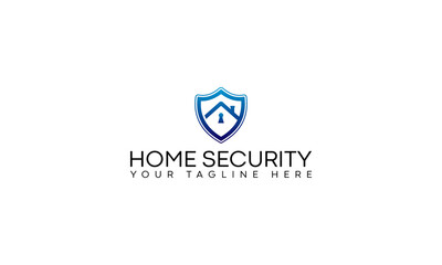 Home security logo design, security logo, minimalist security logo design, safety logo design template, Security guard logo design vector, Security protection shield symbol, cybersecurity logo design.