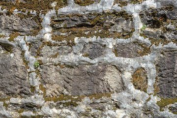wall of stone close up, background, texture