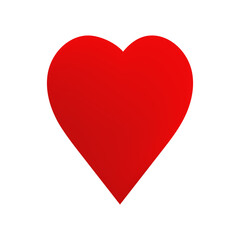 Big red heart illustration. Postcard, love, relationship. Saint Valentines Day concept. illustration can be used for topics like romance, greeting cards, love letters