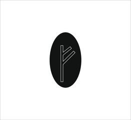 Viking rune. illustration for web and mobile design.