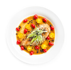 Grill Chicken or Chicken Steak in black pepper sauce