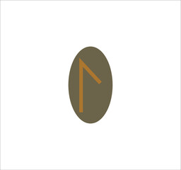 Viking rune. illustration for web and mobile design.