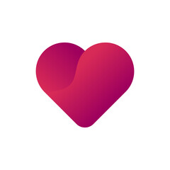 Heart logo vector design template