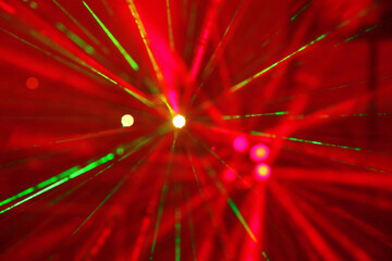 
Laser lights during the concert