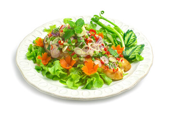Grill  Salmon Spicy Salad