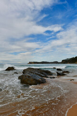 A view of Malua Bay Beach on the South Coast of New South Wales