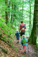 Wanderung mit den Kids im Wald