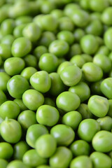 Fresh Green Peas Background