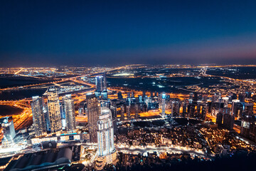Fototapeta premium Skyline Dubai 