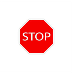 stop traffic signs icons. illustration for web and mobile design.