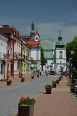 Żabno rynek , Architektura Żabno , Rynek w Żabnie , Żabno ulice , Piękne Żabno , architektura, budowa, house of god, stary, zamek, gród, wieza, miasteczko, europa, polen, punkt orientacyjny, podróż,  © Szymon
