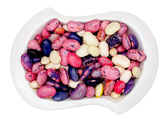 colored beans