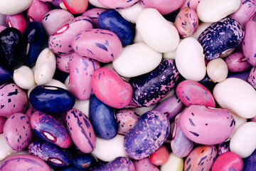 Mix of colorful bean