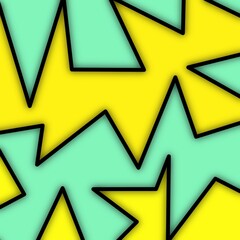 Abstract colorful background with black lines