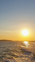 Sunset over the Maltese waters