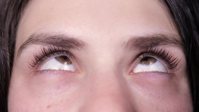 Exercises and gymnastics for the eyes: eye movements to strengthen the eye muscles and improve vision.