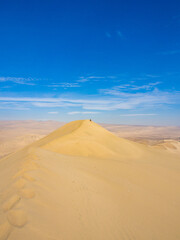 Huacachina sand dune oasis near Ica, Peru, South America