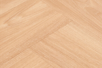Natural modern wood zig zag pattern textured background. Top view of wood table and floor pan. For...