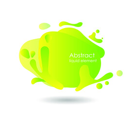 Template for the design of a logo. Colorful and interesting illustration for posters, banners, magazines or company. Modern and trend design, abstract elements.