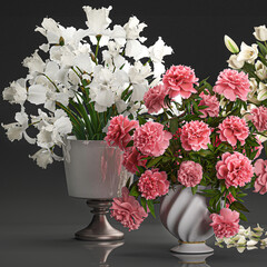 Bouquet of flowers in a vase 